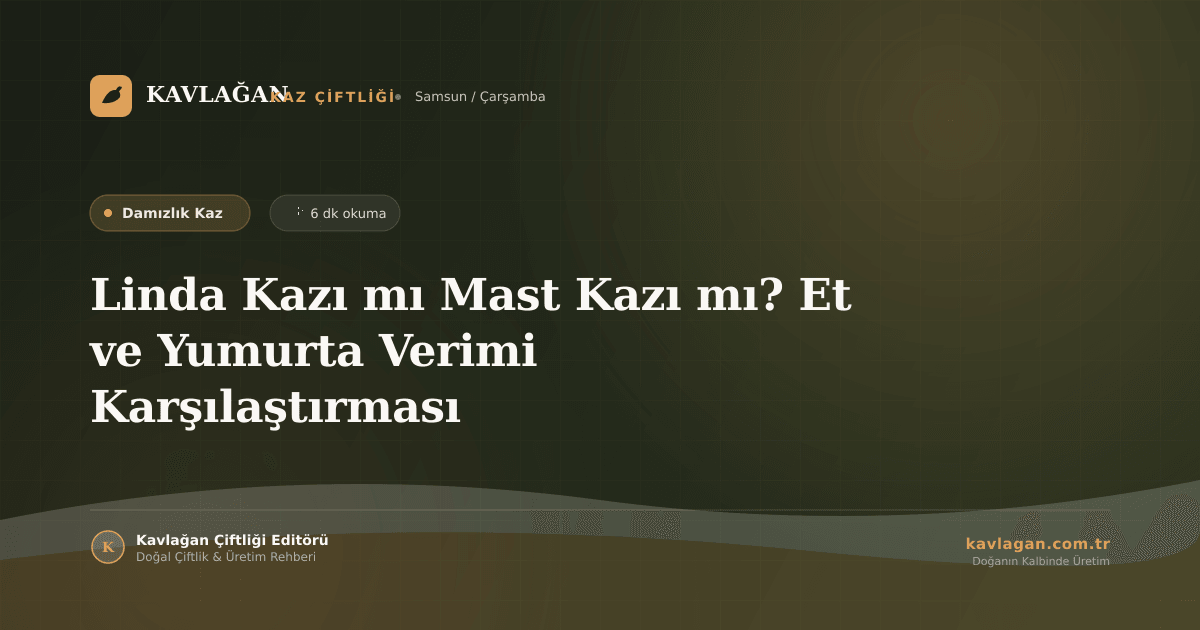 Linda Kazı mı Mast Kazı mı? Et ve Yumurta Verimi Karşılaştırması